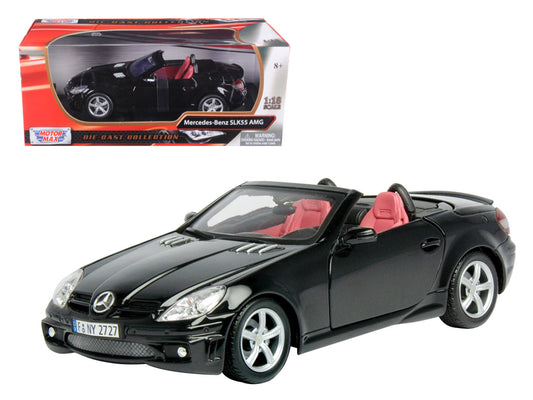 2005 Mercedes SLK55 AMG Black 1/18 Diecast Model Car