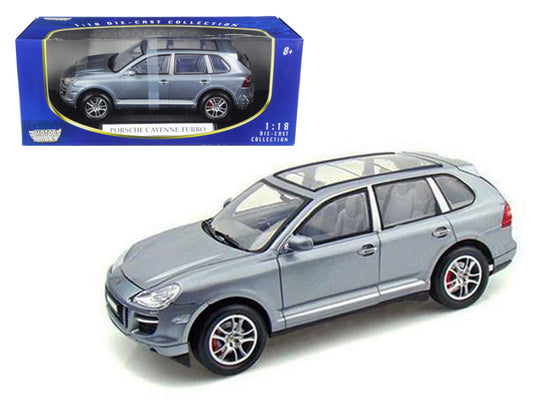 2008 Porsche Cayenne Turbo Silver 1/18 Diecast Model Car