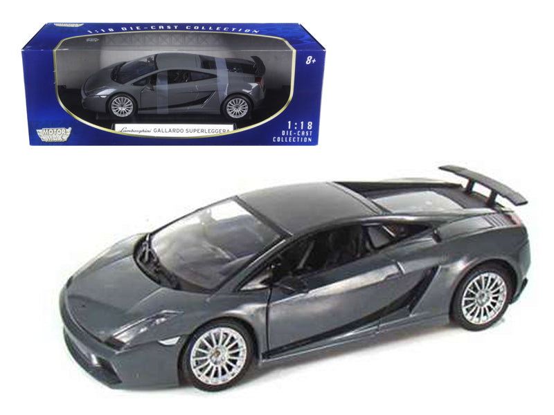 Lamborghini Gallardo Superleggera Grey 1/18 Diecast Model Car