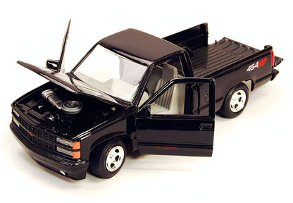 1992 Chevrolet 454 SS Pickup Truck Black 1/24 Diecast Model Car
