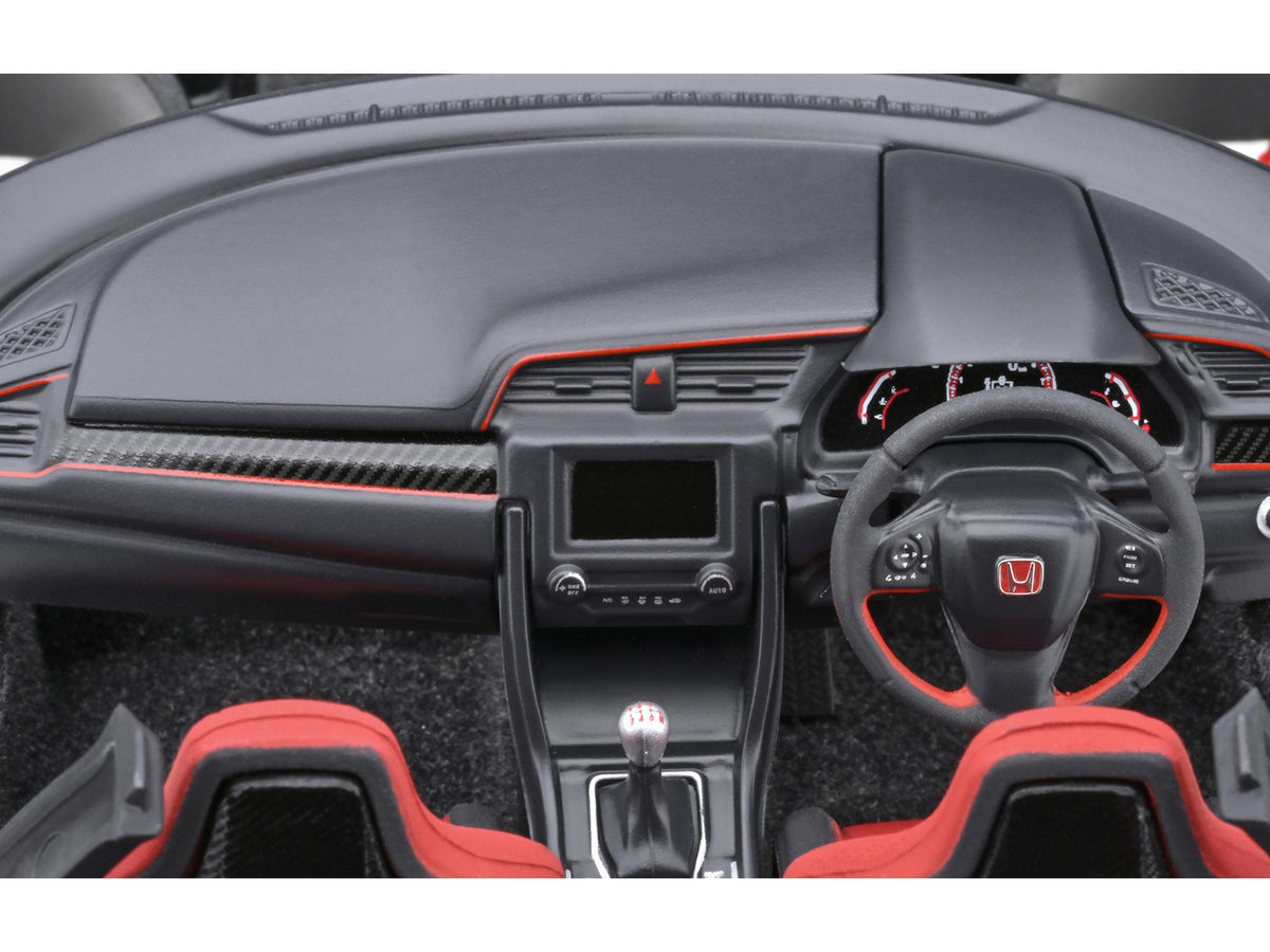 2021 Honda Civic Type R (FK8) RHD (Right Hand Drive) Polished Metal Gray Metallic 1/18 Model Car