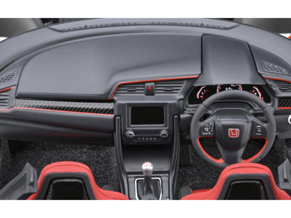 2021 Honda Civic Type R (FK8) RHD (Right Hand Drive) Crystal Black Pearl 1/18 Model Car