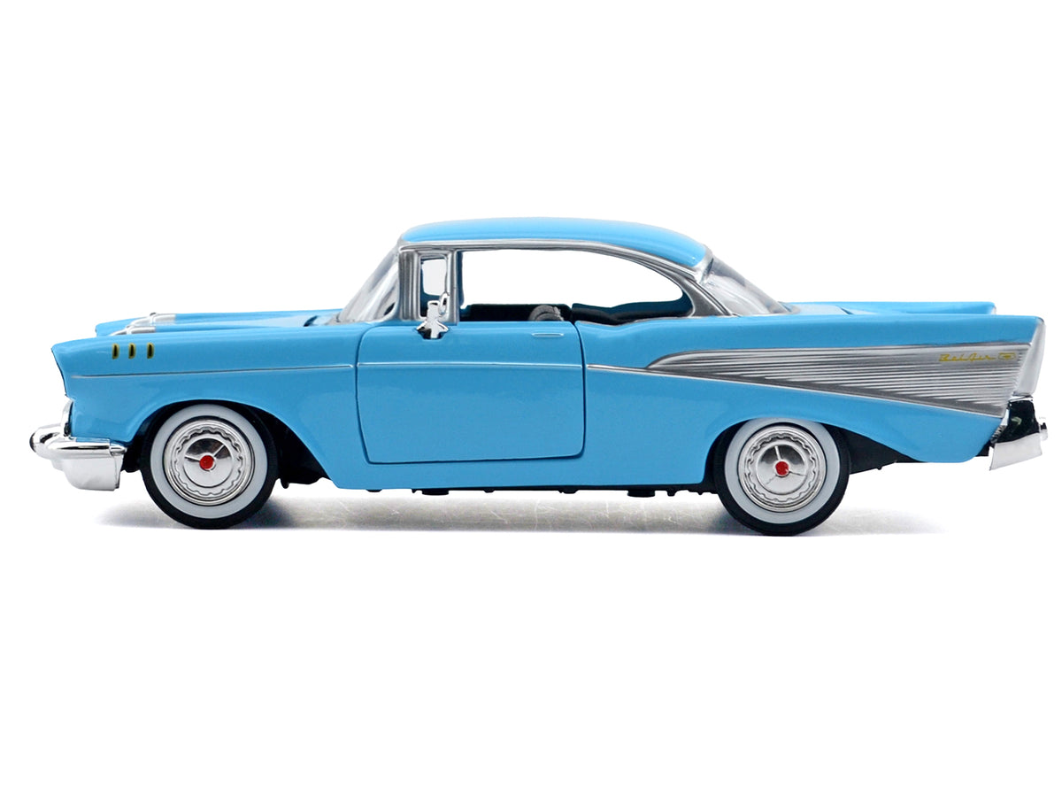 1957 Chevrolet Bel Air Light Blue "Timeless Legends" Series 1/24 Diecast Model Car