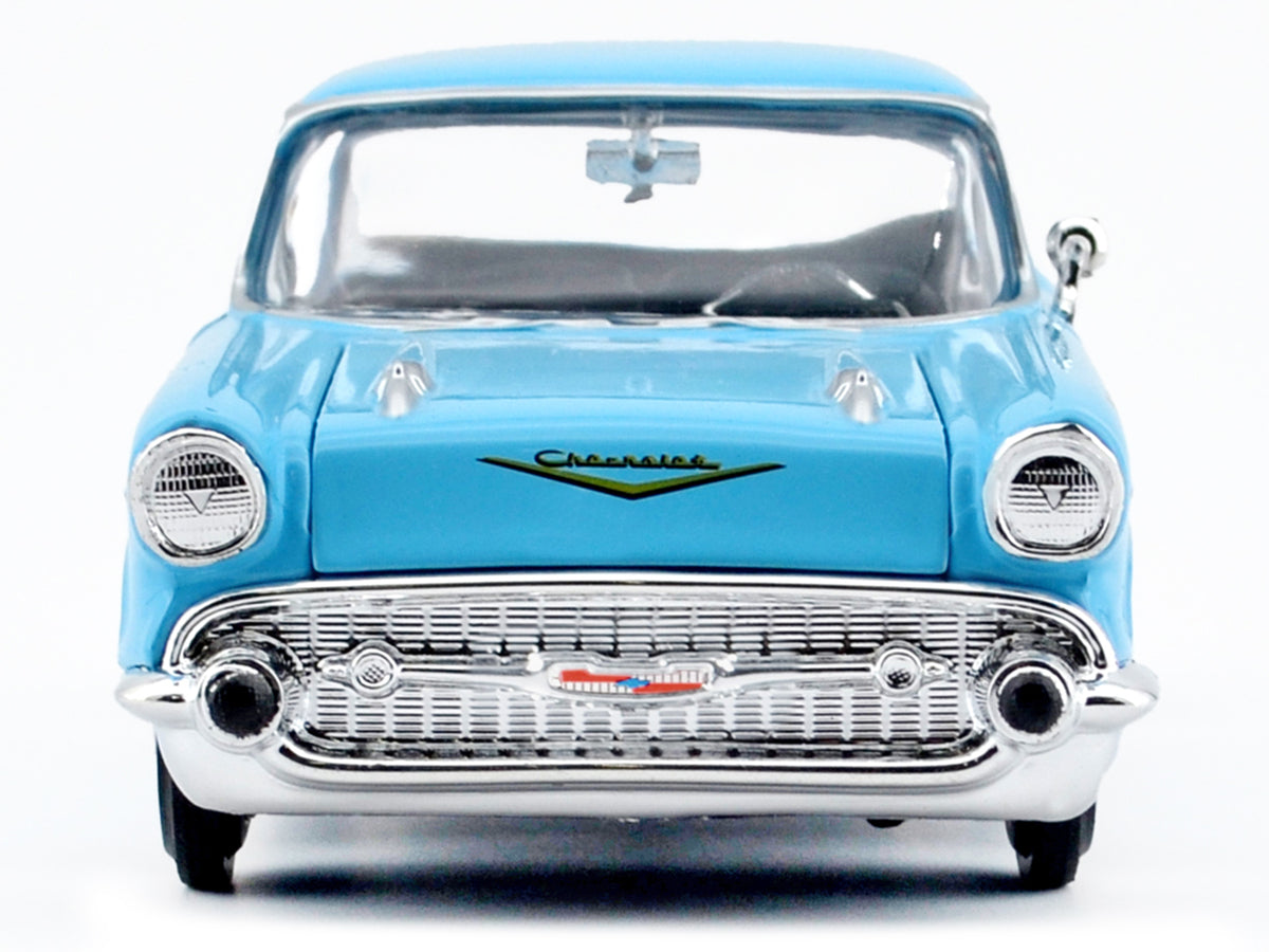 1957 Chevrolet Bel Air Light Blue "Timeless Legends" Series 1/24 Diecast Model Car