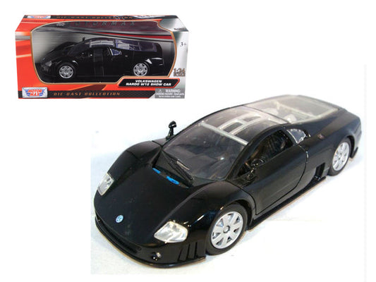 Volkswagen Nardo W12 Show Car Black 1/24 Diecast Model Car