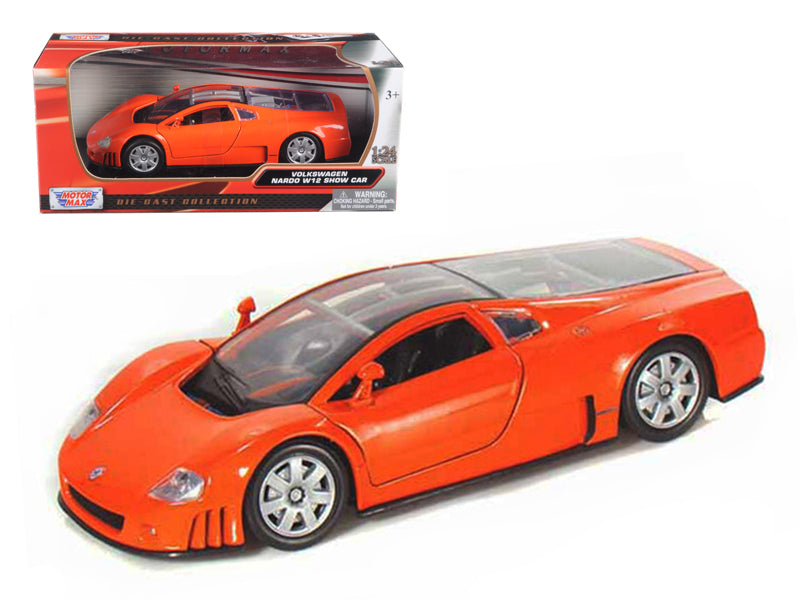 Volkswagen Nardo W12 Orange 1/24 Diecast Car Model