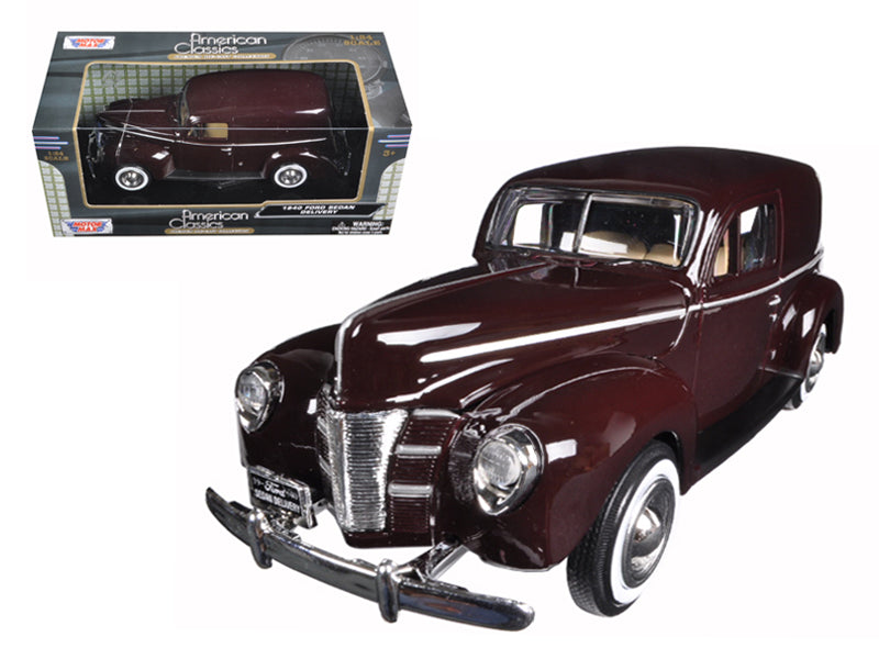 1940 Ford Sedan Delivery Brown 1/24 Diecast Model Car