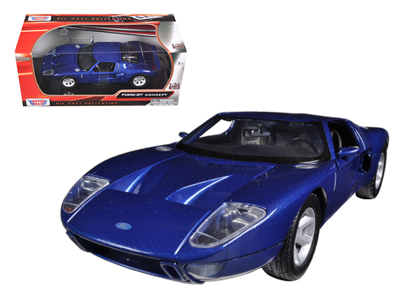 Ford GT Blue 1/24 Diecast Car Model