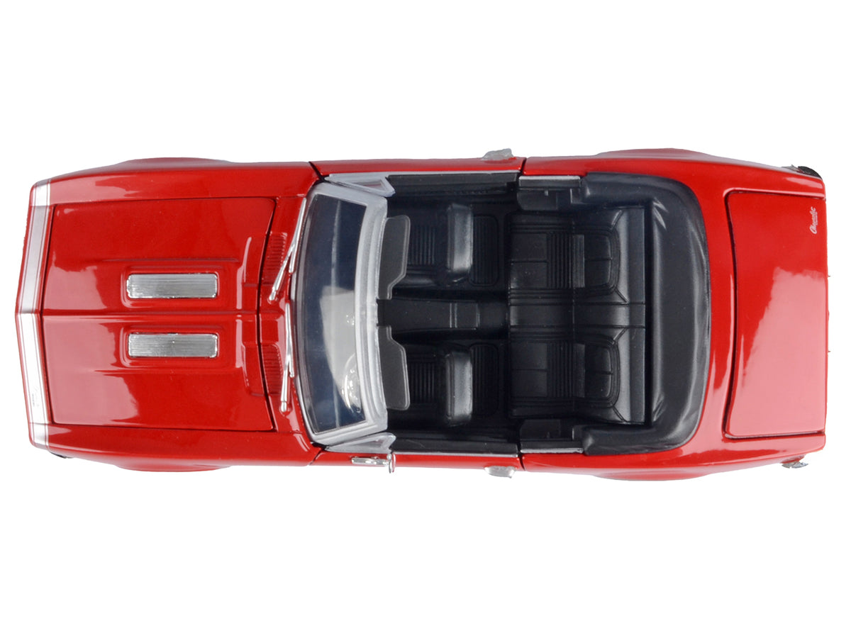 1967 Chevrolet Camaro SS Convertible Burgundy 1/24 Diecast Model Car