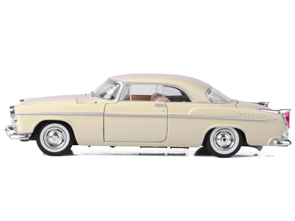 1955 Chrysler C300 Cream "Timeless Legends" Series 1/24 Diecast Model Car