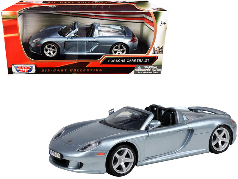 Porsche Carrera GT Gray 1/24 Diecast Model Car