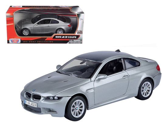 BMW M3 Coupe Gray Metallic 1/24 Diecast Model Car