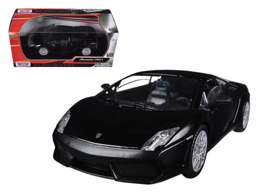 Lamborghini Gallardo LP-560-4 Matt Black 1/24 Diecast Car Model