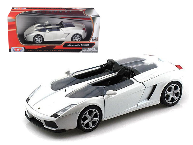Lamborghini Concept S White 1/24 Diecast Car Model