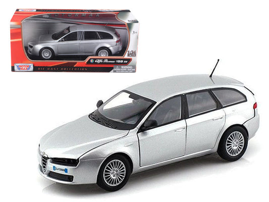 Alfa Romeo 159 SW Silver 1/24 Diecast Car Model