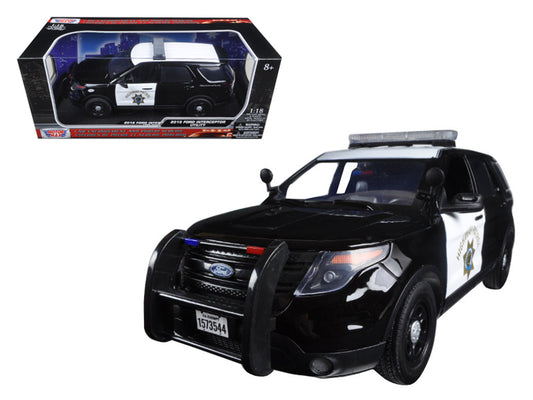 2015 Ford PI Utility Interceptor CHP California Highway Patrol 1/18 Diecast Model Car