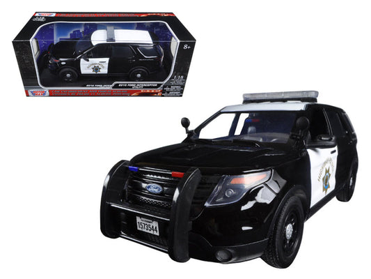 2015 Ford PI Utility Interceptor CHP California Highway Patrol 1/18 Diecast Model Car