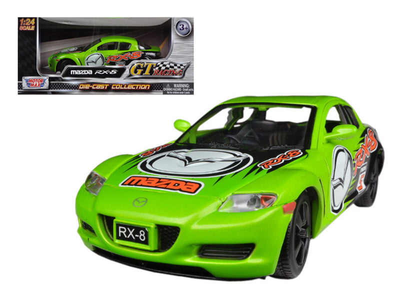 Mazda RX-8 #5 Green "GT Racing" Series 1/24 Diecast Model Car