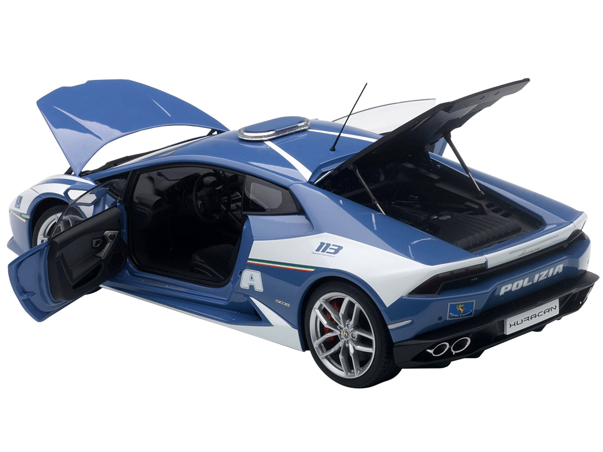 Lamborghini Huracan LP610 Police Car 1/18 Model Car