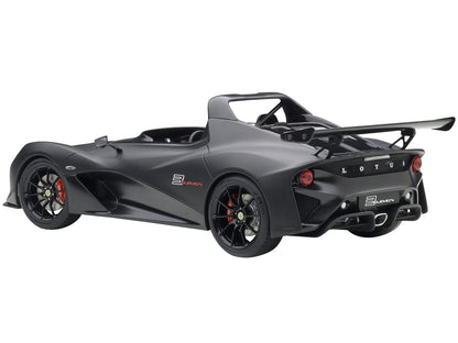 Lotus 3-Eleven Matt Black with Gloss Black Accents 1/18 Model Car