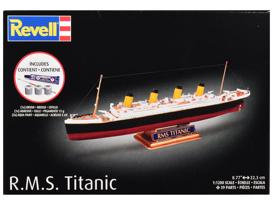 Level 4 Model Kit R.M.S. Titanic All-Included Kit 1/1200 Scale Model