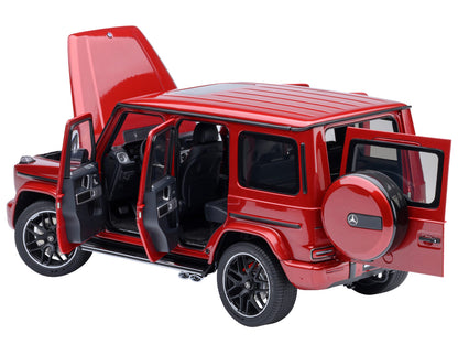 2019 Mercedes-Benz AMG G63 Cardinal Red Metallic 1/18 Model Car