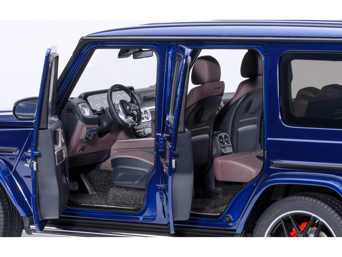 2019 Mercedes-Benz AMG G63 Brilliant Blue Metallic 1/18 Model Car
