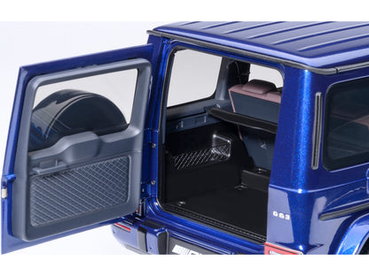 2019 Mercedes-Benz AMG G63 Brilliant Blue Metallic 1/18 Model Car