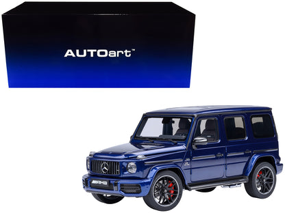 2019 Mercedes-Benz AMG G63 Brilliant Blue Metallic 1/18 Model Car