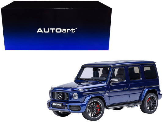2019 Mercedes-Benz AMG G63 Brilliant Blue Metallic 1/18 Model Car
