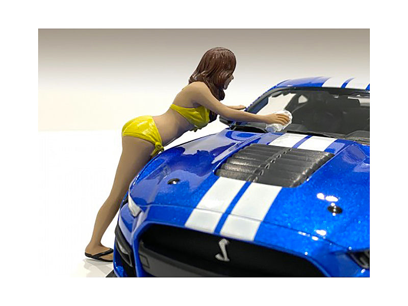 Stephanie Bikini Car Wash Girl Figurine for 1/18 Scale Models