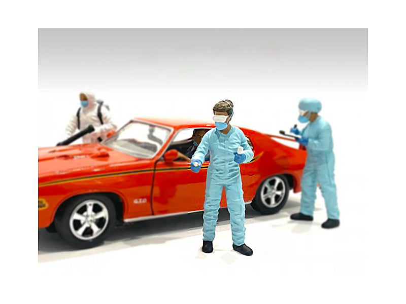 Hazmat Crew Figurine II for 1/24 Scale Models