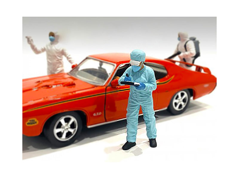Hazmat Crew Figurine IV for 1/24 Scale Models