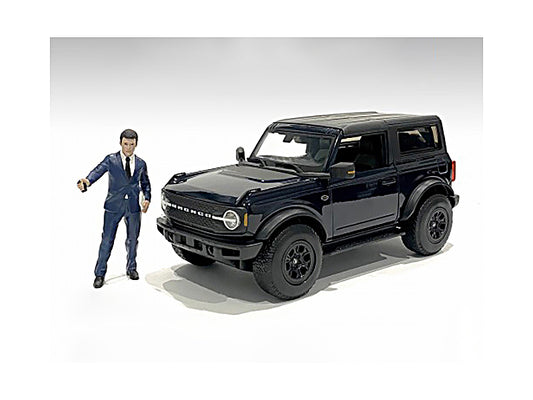 "The Dealership" Male Salesperson Figurine for 1/24 Scale Models