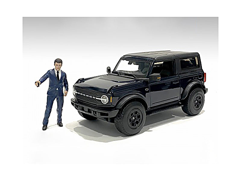 "The Dealership" Male Salesperson Figurine for 1/24 Scale Models