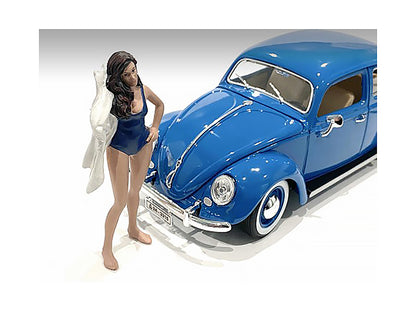 Beach Girl Katy Figurine for 1/24 Scale Models