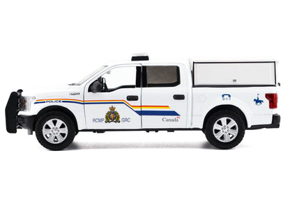 2019 Ford F-150 Lariat Crew Cab Pickup Truck with Camper Box "Royal Canadian Mounted Police" White "Law Enforcement and Public Service" Series 1/24-1/27 Diecast Model Car