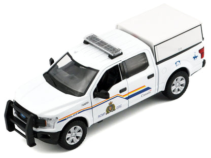 2019 Ford F-150 Lariat Crew Cab Pickup Truck with Camper Box "Royal Canadian Mounted Police" White "Law Enforcement and Public Service" Series 1/24-1/27 Diecast Model Car