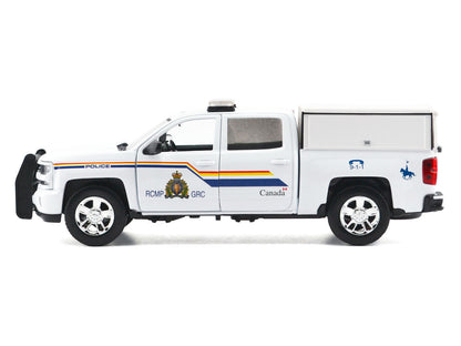2017 Chevrolet Silverado 1500 LT Z71 Crew Cab Pickup Truck with Camper Box "Royal Canadian Mounted Police" White "Law Enforcement and Public Service" Series 1/24-1/27 Diecast Model Car