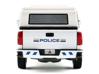 2017 Chevrolet Silverado 1500 LT Z71 Crew Cab Pickup Truck with Camper Box "Royal Canadian Mounted Police" White "Law Enforcement and Public Service" Series 1/24-1/27 Diecast Model Car