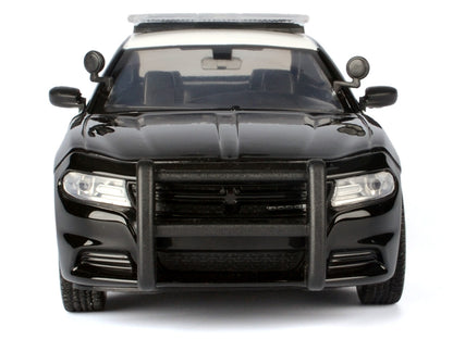 2023 Dodge Charger Pursuit Police Car "California Highway Patrol" Black and White "Law Enforcement and Public Service" Series 1/24 Diecast Model Car