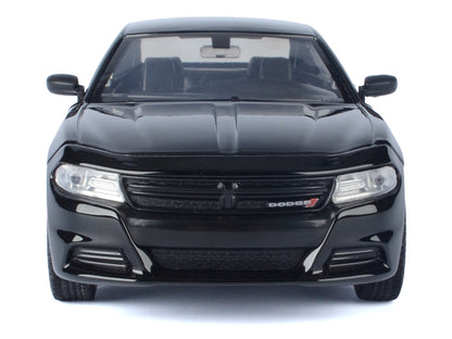 2023 Dodge Charger Pursuit Police Car Black "Custom Builder's Kit - Law Enforcement and Public Service" Series 1/24 Diecast Model Car