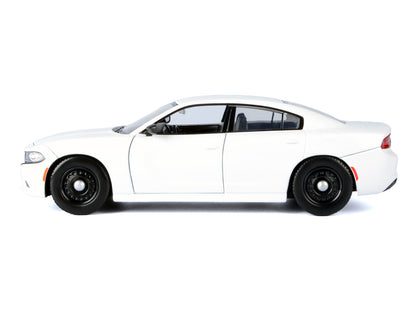 2023 Dodge Charger Pursuit Police Car White "Custom Builder's Kit - Law Enforcement and Public Service" Series 1/24 Diecast Model Car