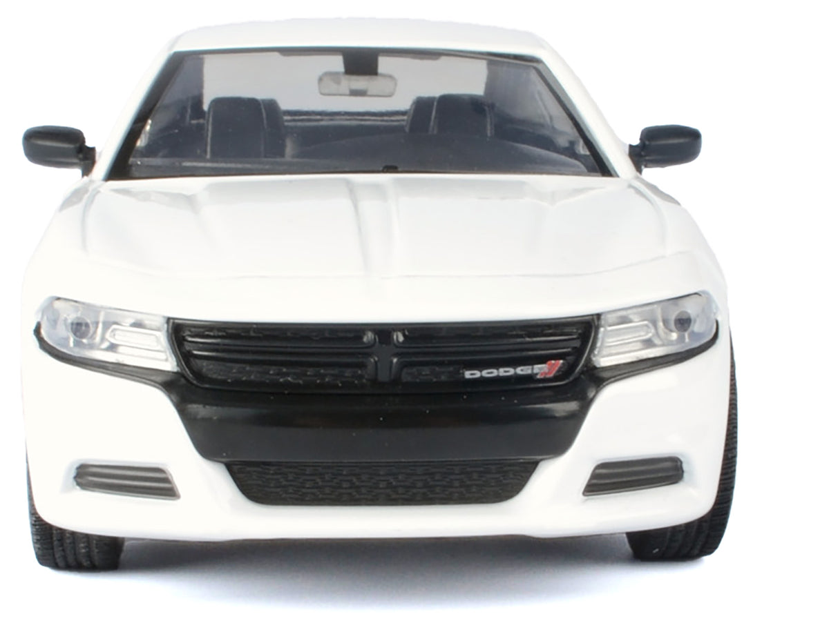 2023 Dodge Charger Pursuit Police Car White "Custom Builder's Kit - Law Enforcement and Public Service" Series 1/24 Diecast Model Car