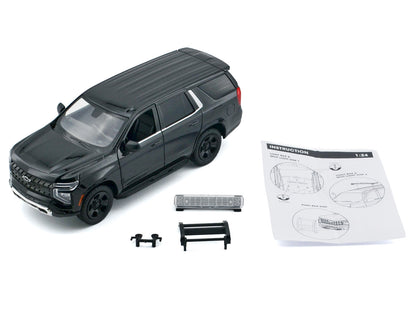 2025 Chevrolet Tahoe PPV Black "Custom Builder's Kit - Law Enforcement and Public Service" Series 1/24 Diecast Model Car