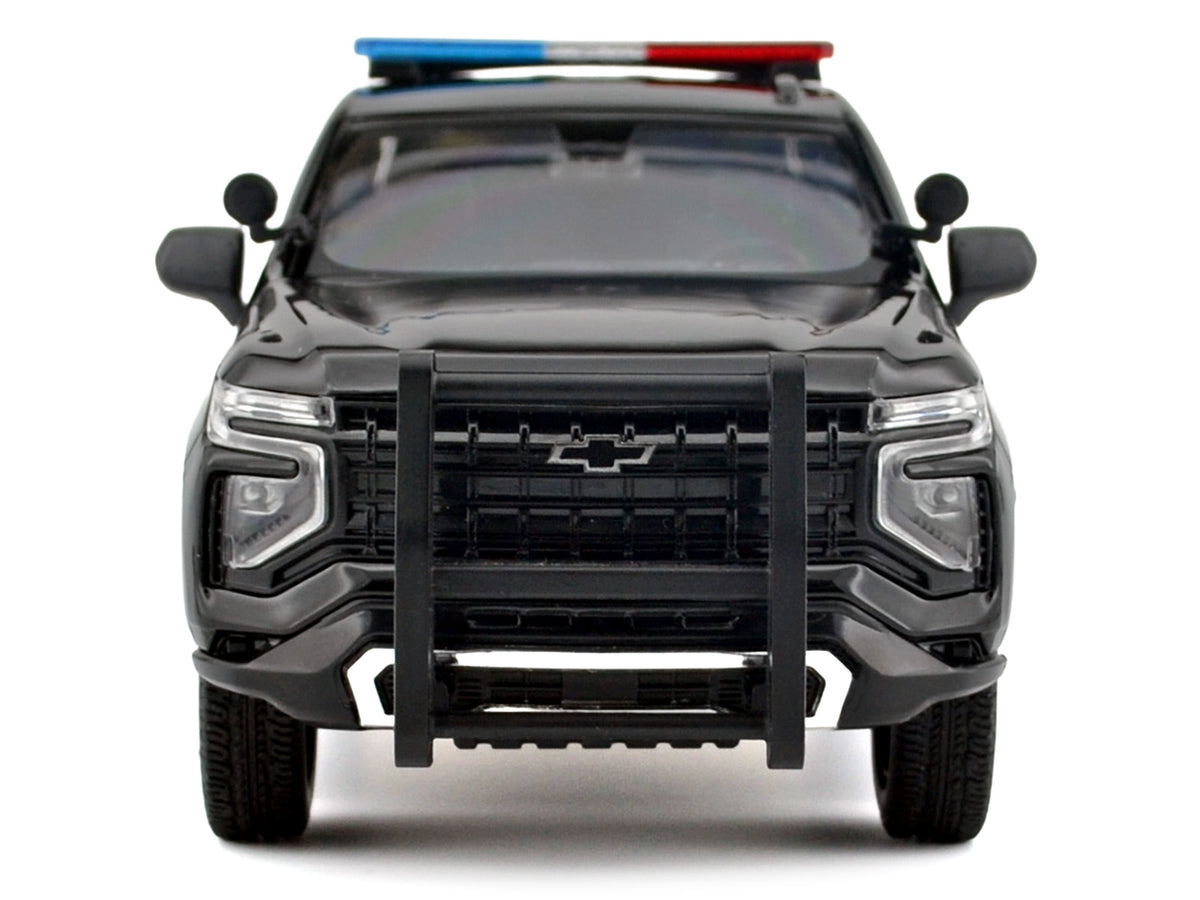 2025 Chevrolet Tahoe PPV Black "Custom Builder's Kit - Law Enforcement and Public Service" Series 1/24 Diecast Model Car