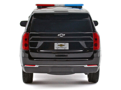 2025 Chevrolet Tahoe PPV Black "Custom Builder's Kit - Law Enforcement and Public Service" Series 1/24 Diecast Model Car