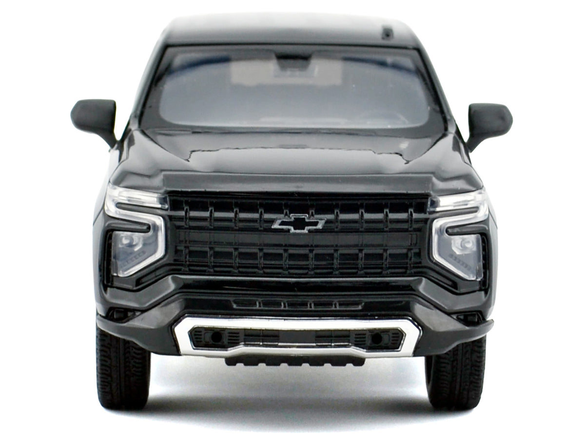 2025 Chevrolet Tahoe PPV Black and White "Custom Builder's Kit - Law Enforcement and Public Service" Series 1/24 Diecast Model Car