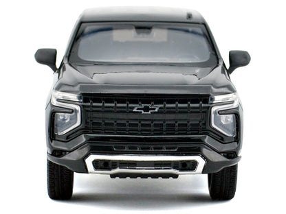 2025 Chevrolet Tahoe PPV Black and White "Custom Builder's Kit - Law Enforcement and Public Service" Series 1/24 Diecast Model Car