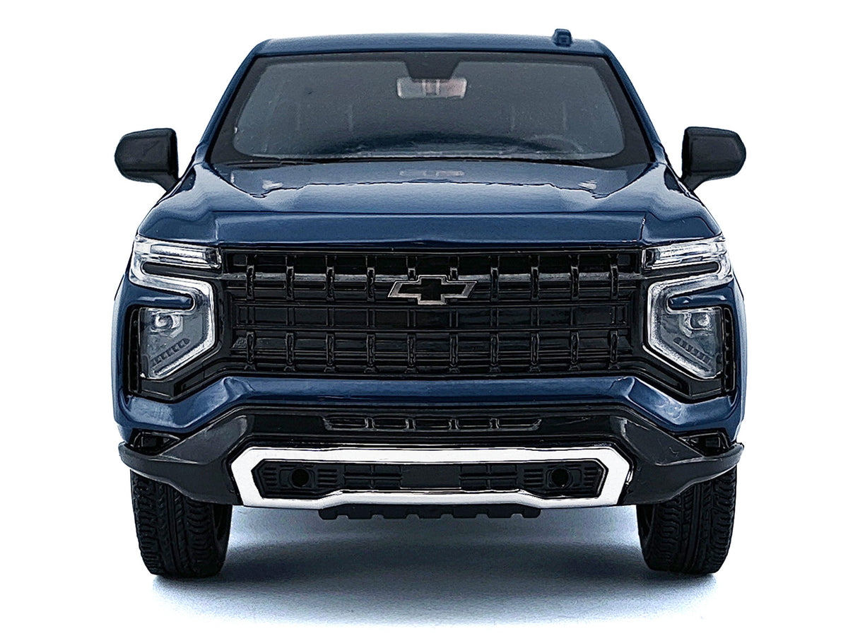 2025 Chevrolet Tahoe PPV Dark Blue "Custom Builder's Kit - Law Enforcement and Public Service" Series 1/24 Diecast Model Car